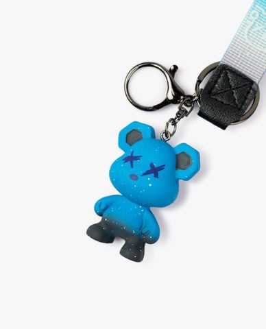  CECI - Móc khoá dây vải hình gấu nổi bật 