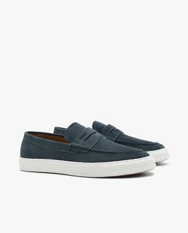  PEDRO - Giày slip on nam Ridge Suede 