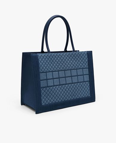  PEDRO - Túi xách nữ phom chữ nhật Large Denim Market Tote 