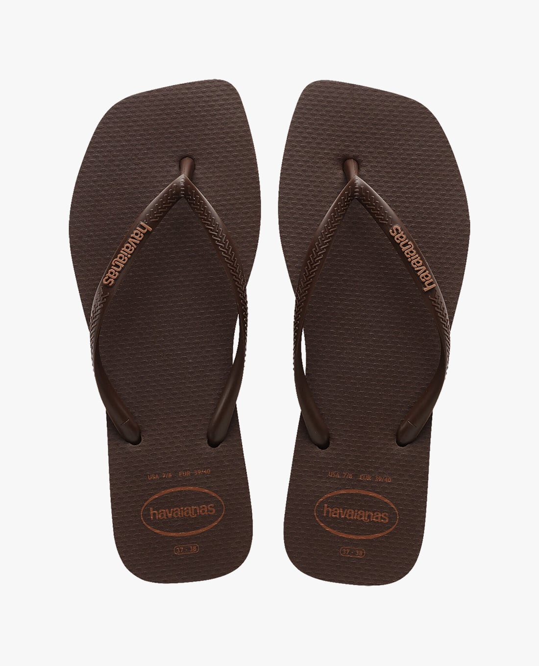 HAVAIANAS - Dép kẹp nữ Slim Square Logo Pop Up