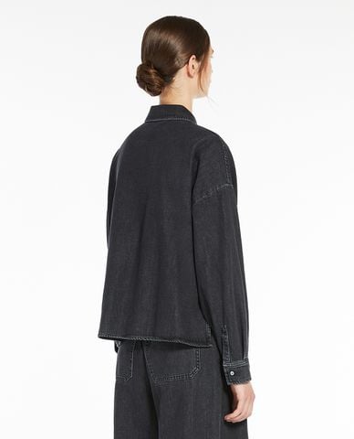  WEEKEND MAX MARA - Áo khoác denim phom boxy trẻ trung Zemira 