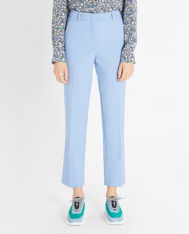  WEEKEND MAX MARA - Quần nữ ống đứng lưng cao Woollen Cloth 