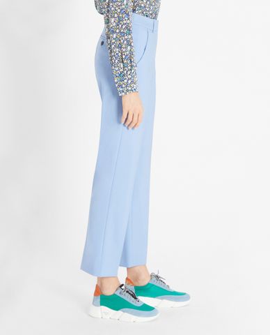  WEEKEND MAX MARA - Quần nữ ống đứng lưng cao Woollen Cloth 