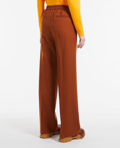  WEEKEND MAX MARA - Quần nữ ống rộng lưng thun Godezia 