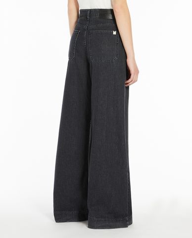  WEEKEND MAX MARA - Quần jeans nữ ống rộng thời trang Vega 