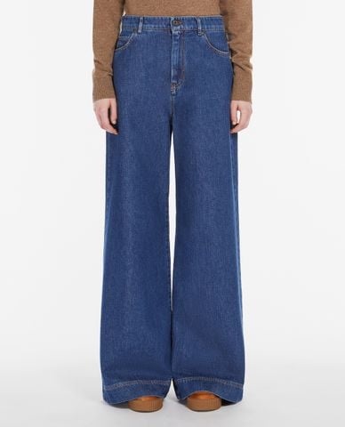  WEEKEND MAX MARA - Quần jeans ống rộng thời trang Vega 