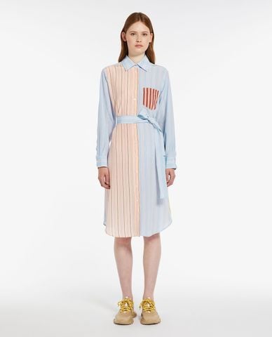  WEEKEND MAX MARA - Đầm sơ mi midi phối thắt lưng Ussuri 