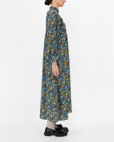  WEEKEND MAX MARA - Đầm midi cổ trụ tay dài xếp li thời trang 