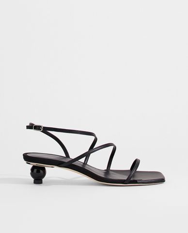  WEEKEND MAX MARA - Giày sandals cao gót nữ quai mảnh Miglio Leather 