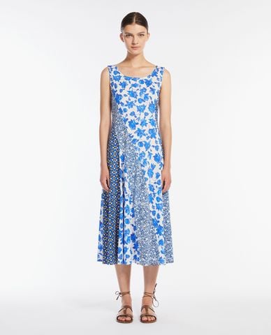  WEEKEND MAX MARA - Đầm sát nách midi cổ vuông Cubano 