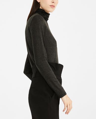  WEEKEND MAX MARA - Áo dệt kim nữ phom ôm cổ lọ thời trang 