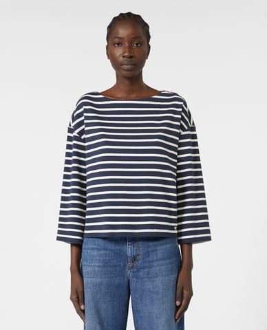  WEEKEND MAX MARA - Áo thun nữ cổ tròn tay dài Campale 