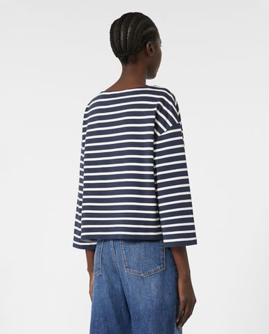  WEEKEND MAX MARA - Áo thun nữ cổ tròn tay dài Campale 