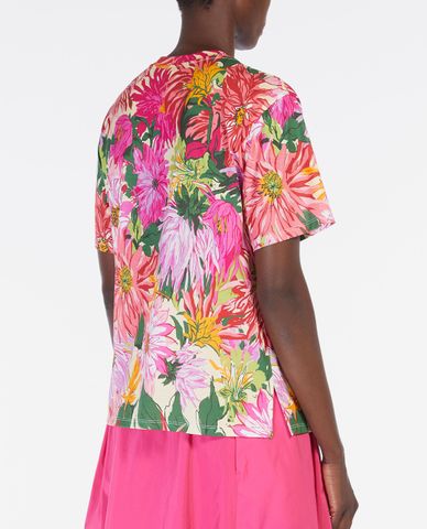  WEEKEND MAX MARA - Áo thun nữ tay ngắn cổ tròn phom suông Scoglio 