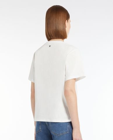  WEEKEND MAX MARA - Áo thun nữ cổ tròn tay ngắn Cabina 