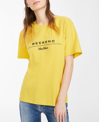 WEEKEND MAX MARA - Áo thun nữ phom suông tay ngắn thời trang 
