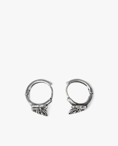  CECI - Khuyên tai nữ khoen tròn phối hình bươm bướm 