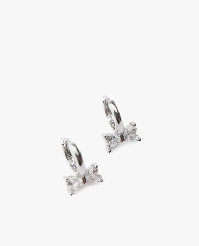  CECI - Khuyên tai nữ khoen tròn đính nơ nữ tính 