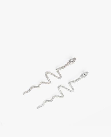  CECI - Khuyên tai nữ dáng thả đính đá thời trang 