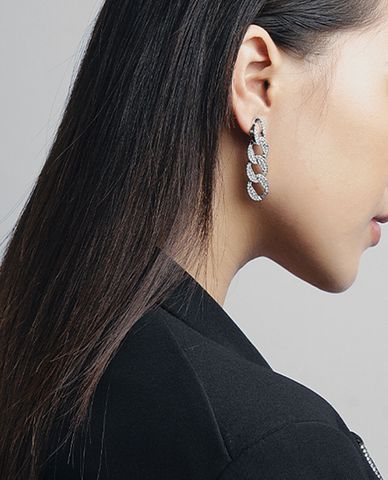  CECI - Khuyên tai nữ chuỗi mắc xích độc đáo 