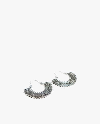  CECI - Khuyên tai nữ hợp kim hình bán nguyệt cá tính 