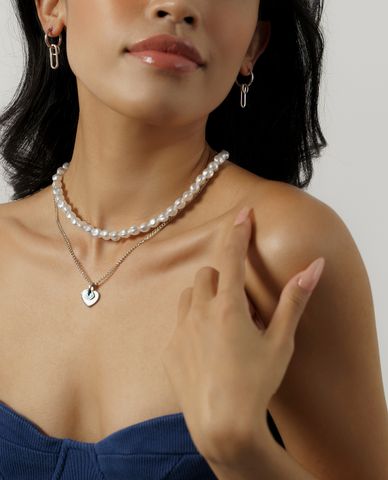  CECI - Khuyên tai nữ khoen tròn dáng thả thời trang 