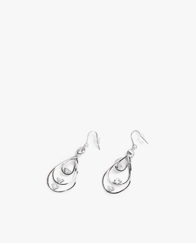  CECI - Khuyên tai nữ xỏ lỗ dáng thả thiết kế giọt nước thời trang 