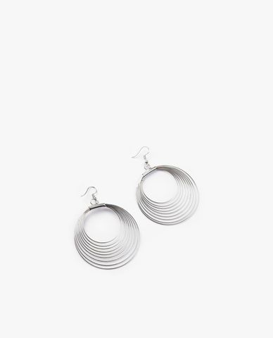  CECI - Khuyên tai nữ dáng tròn nhiều vòng thời trang 