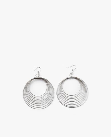  CECI - Khuyên tai nữ dáng tròn nhiều vòng thời trang 