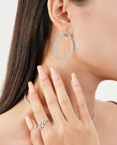  CECI - Khuyên tai nữ hình giọt nước thời trang 