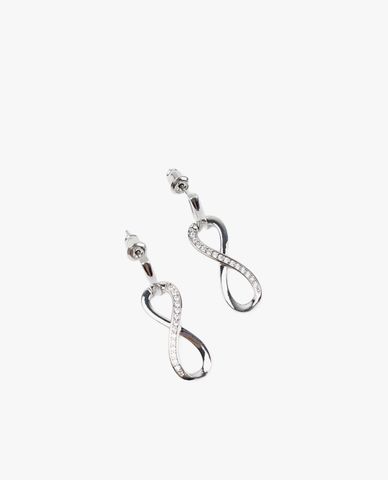  CECI - Khuyên tai nữ dáng thả hình vô cực cá tính 