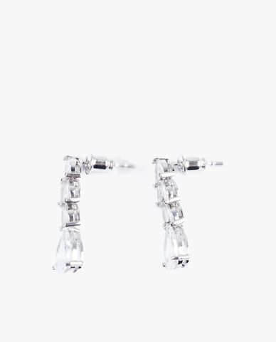  CECI - Khuyên tai nữ dáng thả đính đá thời trang 