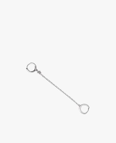  CECI - Khuyên tai nữ đơn chuỗi xích dáng thả cá tính 