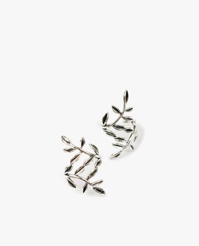  CECI - Khuyên tai kẹp dáng chiếc lá tinh xảo 