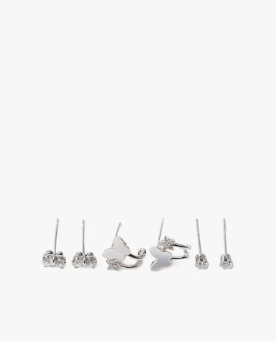  CECI - Set 3 đôi khuyên tai nữ chốt xỏ đơn giản 