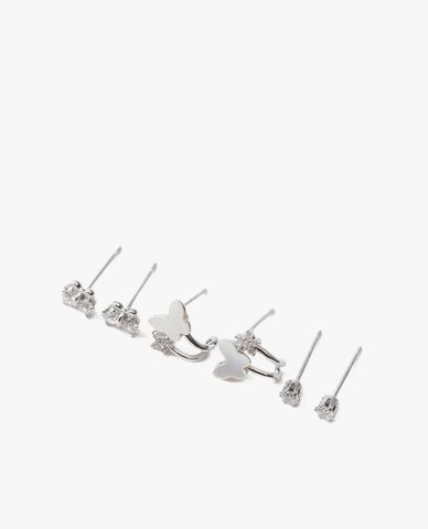  CECI - Set 3 đôi khuyên tai nữ chốt xỏ đơn giản 