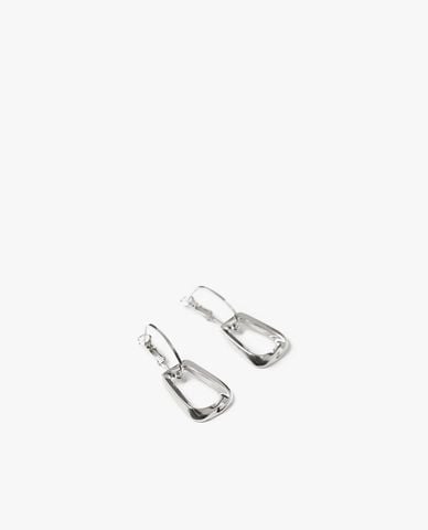  CECI - Khuyên tai nữ dáng thả phối khoen vuông thời trang 