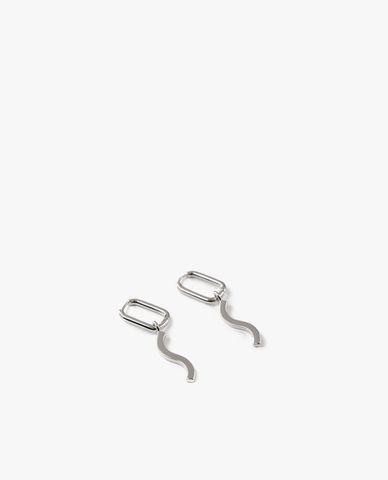  CECI - Khuyên tai nữ khoen chữ nhật thời trang 