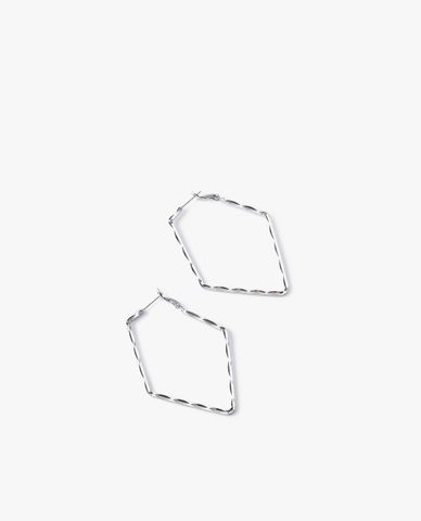  CECI - Khuyên tai nữ khoen hình thoi cá tính 