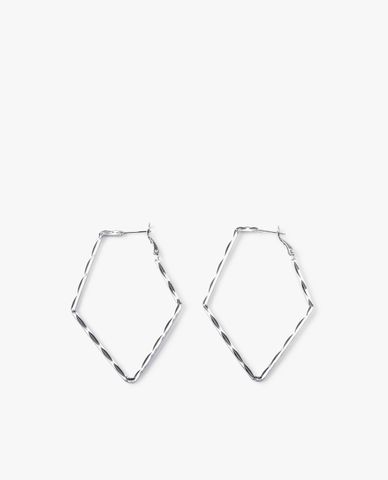  CECI - Khuyên tai nữ khoen hình thoi cá tính 