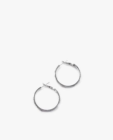  CECI - Khuyên tai nữ khoen tròn lớn đính đá thời trang 