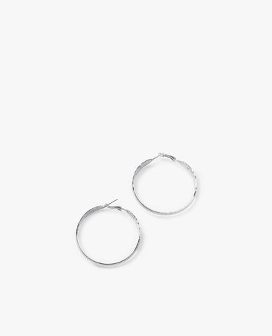  CECI - Khuyên tai nữ tròn thiết kế lông vũ độc đáo 