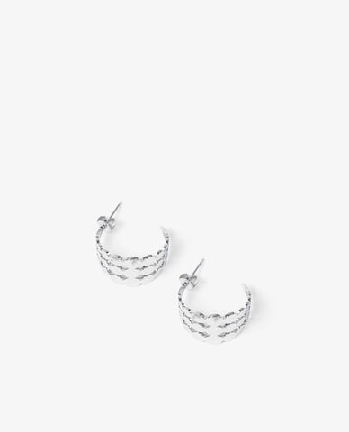  CECI - Khuyên tai nữ xỏ lỗ dáng hở bản to 