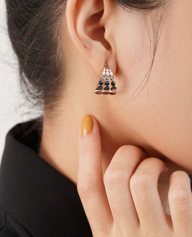  CECI - Khuyên tai nữ xỏ lỗ dáng hở bản to 