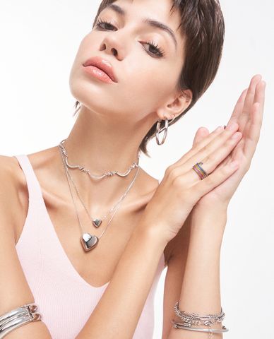  CECI - Khuyên tai nữ khoen tròn cổ điển 