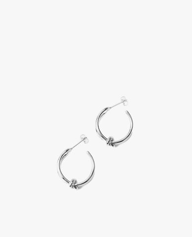  CECI - Khuyên tai nữ khoen tròn thắt nút cá tính 