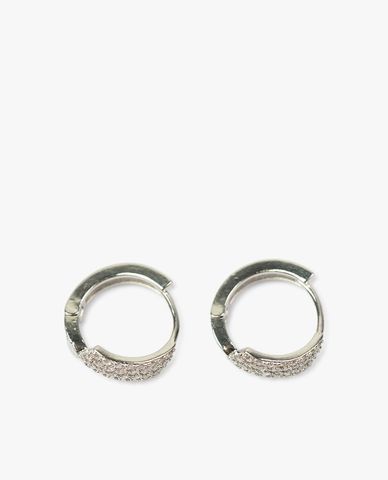  CECI - Khuyên tai tròn đính đá trang nhã 