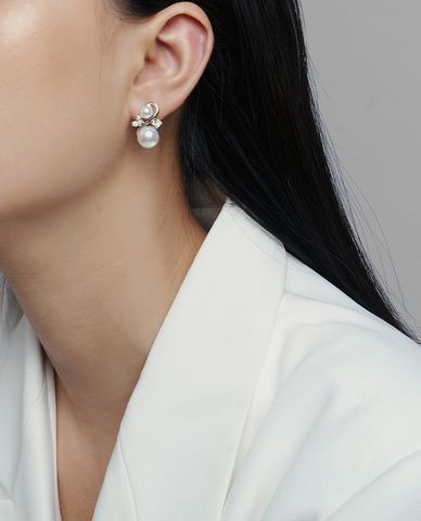  CECI - Khuyên tai nữ ngọc trai sang trọng 