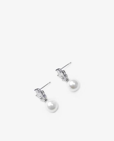  CECI - Khuyên tai nữ đính ngọc trai sang trọng 