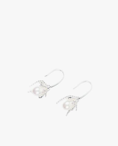  CECI - Khuyên tai nữ ngọc trai chốt móc thời trang 